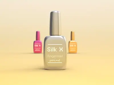 fingernails paint bottle 3D model