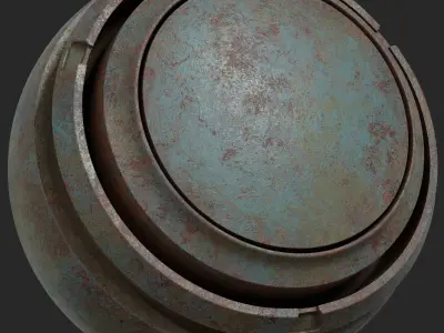 Painted Metal Substance Smart Materials - Vol 4 Texture