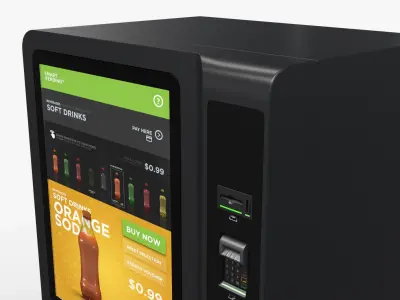 Vending Machine 3D model 7