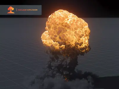 High Resolution Nuclear Blast 3D model