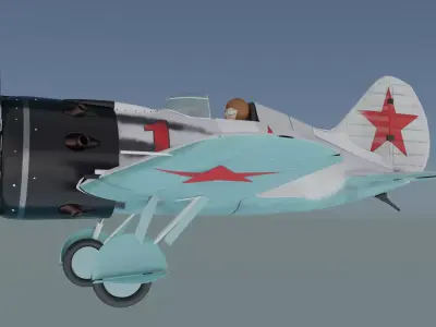 Polikarpow I 16 Rata 3D model