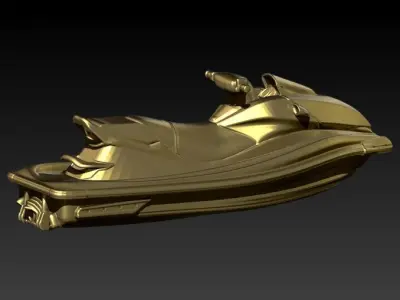 Jetski Pendant 3D print model