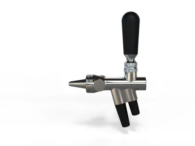 Beer tap faucet 3D model