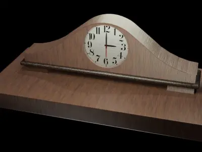 Clock Free low-poly 3D model buy