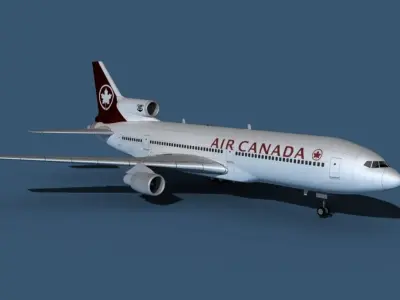 Lockheed L-1011-50 Air Canada 3 3D model