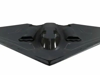 Northrop Grumman B-2 Spirit Low-poly 3D model