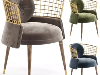 Frida Dinig Chair By Mezzo Collection Free low-poly 3D model
