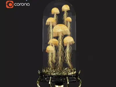 Jellyfish Decorative 3D model