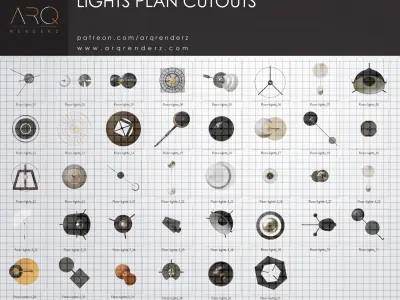 Cutouts collection abstract rug Texture