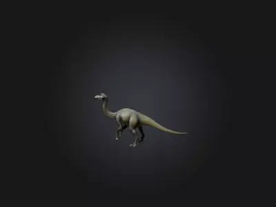 Realistic Diplodocus Model Low-poly 3D model