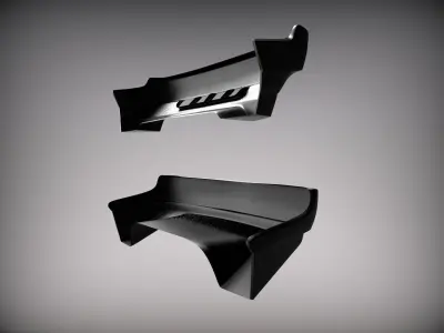 car bumper 3D model