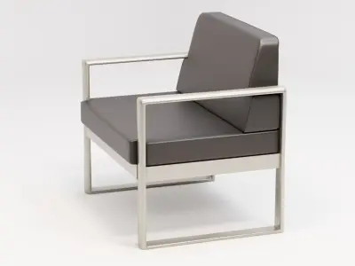Waiting Room Office Chair 3D model