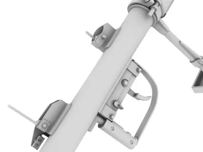 PIAT model machine gun 3D model