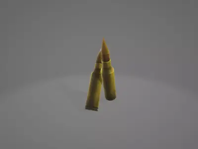 AutoRoyale Buff Damage Low-poly 3D model