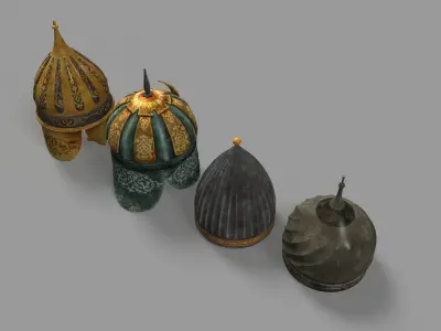 Old Helmet 3D model