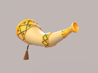 stylized honk Low-poly 3D model