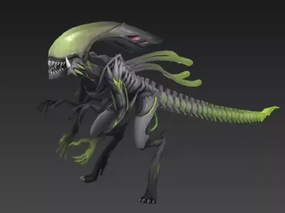 special shaped Low-poly 3D model