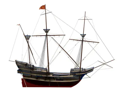 Venice War Ship 1550 3D model