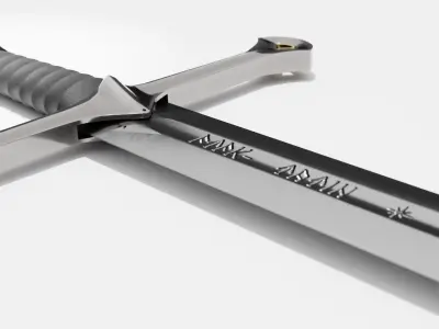 Anduril sword 3D model