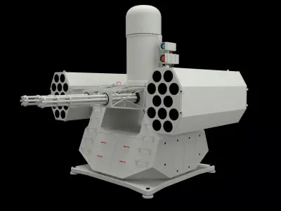 CIWS Close-In Weapon System 3D model