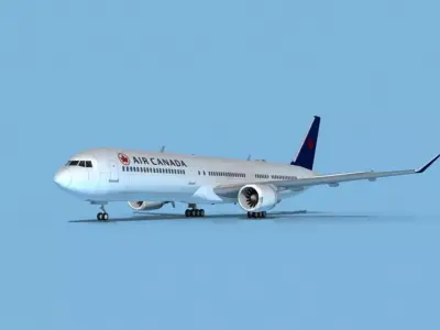Boeing 767-400 Air Canada 2 3D model
