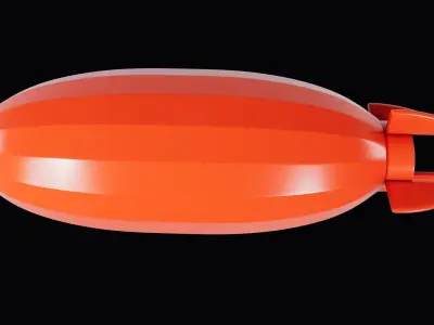 Game model of dirigable 3D model