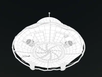 UFO saucer 3D model