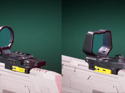 Collimator Sights Bundle 3D model