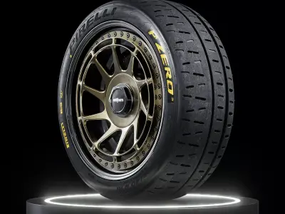 Pirelli RA Soft 235 40 R18 3D model