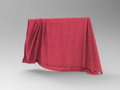 Set 6 in 1 Cloth 4 Low-poly 3D model