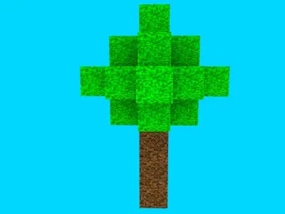Simple Minecraft Free Pack 2 Free low-poly 3D model