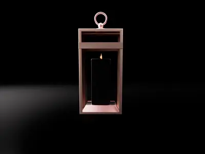 Lantern  Low-poly 3D model