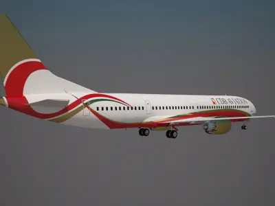 CDB Aviation Boeing 737 max 10 3D model