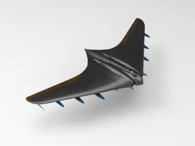 Horten Ho 229 aircraft 3D model