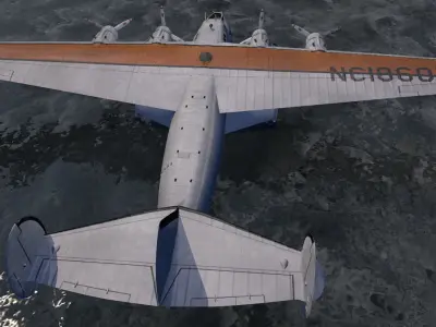 Boeing B-314 Clipper - C-98 3D model