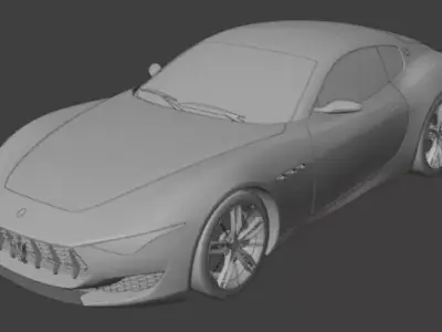 Maserati Alfieri 3D model
