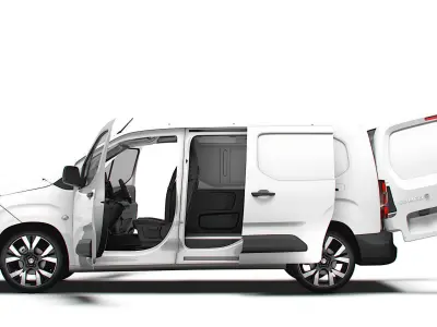 Vauxhall Combo e LWB Van HQ Interior 2024 3D model