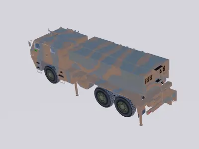 Avibras Astros II MK-6 EB Low-poly 3D model