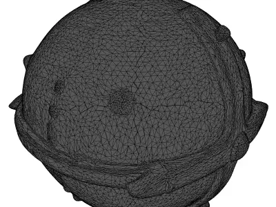 Ornate Medieval Fantasy Orb 3D model