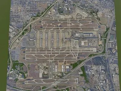 Atlanta Hartsfield International Airport 3D model