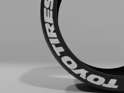 Toyo Tires Proxes R888r 3D model