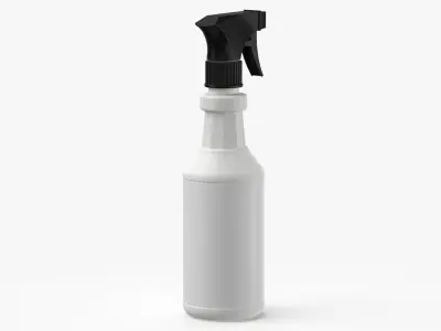 All Purpose Cleaner Spray 01 Blank and Generic Label 3D model