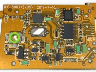 Circuit board 3D model