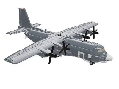 MocBricks3D - Lockheed AC-130 3D print model