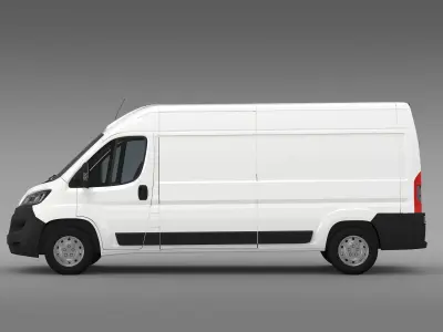 Peugeot Boxer Van L3H2 2017 3D model