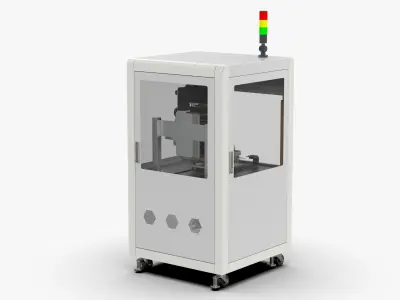 Automatic Glue Removal Machine 3D model