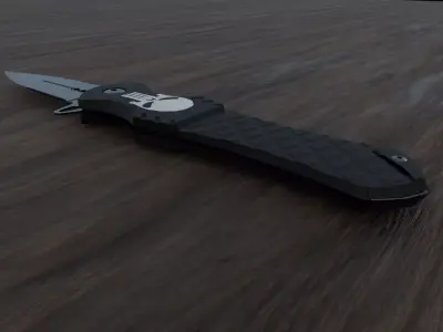 FREE Skull knife Free 3D model