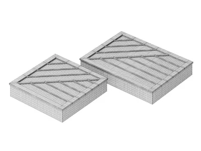 FENDI GARDEN VASES VAP Y24 Y23 Low-poly 3D model