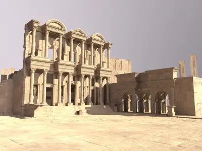 Efes Antik Kent Epheseus Ancient City 3D model