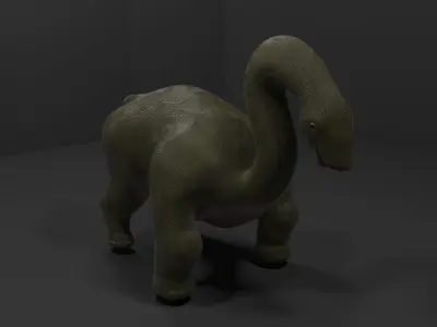 happy dino Free 3D model